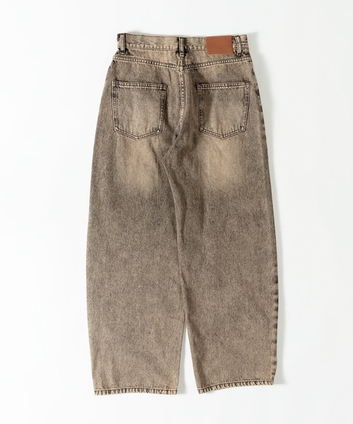 MUHET（ミュエータ）の「【NEW COLOR】ハイウエストコクーンデニムパンツ（デニムパンツ・レディース・ライトインディゴブルー/カーキ/ナチュラル/チャコールグレー/ダークブルー/サックスブルー/ブラック・SMALL/X-LARGE/MEDIUM/X-SMALL）」の21枚目の写真