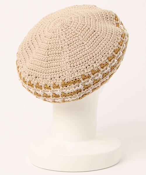 kaorinomori(カオリノモリ)の「kaorinomori ハレベレー(ハンチング/ベレー帽・レディース・ブラック/ベージュ・M/57.5cm)」の22枚目の写真