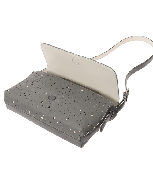 HIROKO HAYASHI（ヒロコハヤシ）の「FORATA(フォラータ)ショルダーバッグ（ショルダーバッグ・レディース・グレー系その他4・00）」の10枚目の写真