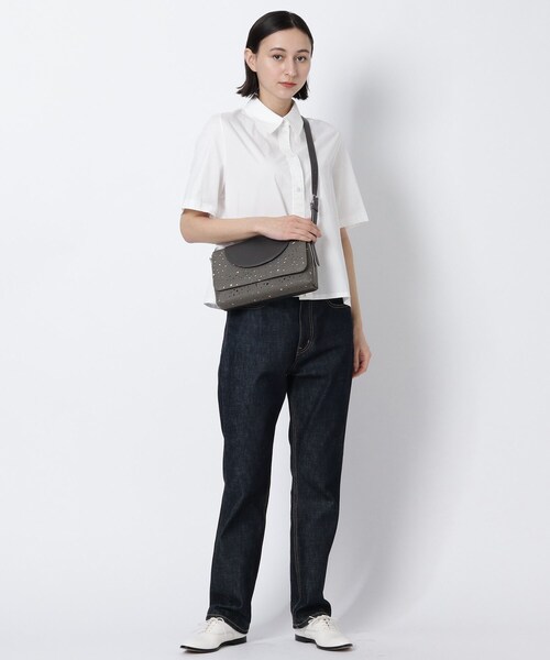 HIROKO HAYASHI（ヒロコハヤシ）の「FORATA(フォラータ)ショルダーバッグ（ショルダーバッグ・レディース・グレー系その他4・00）」の19枚目の写真