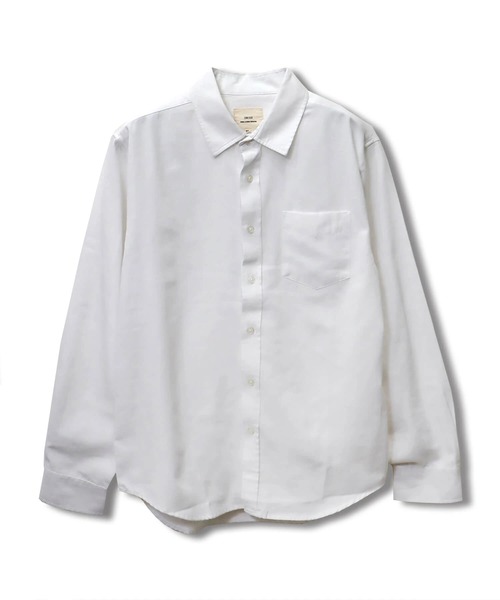 CORISCO（コリスコ）の「オックスレギュラーシャツ(M1)（シャツ/ブラウス・メンズ・ホワイト/ブラック/ネイビー/サックスブルー・MEDIUM/LARGE/X-LARGE）」の2枚目の写真