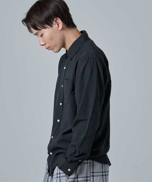 CORISCO（コリスコ）の「オックスレギュラーシャツ(M1)（シャツ/ブラウス・メンズ・ホワイト/ブラック/ネイビー/サックスブルー・MEDIUM/LARGE/X-LARGE）」の12枚目の写真