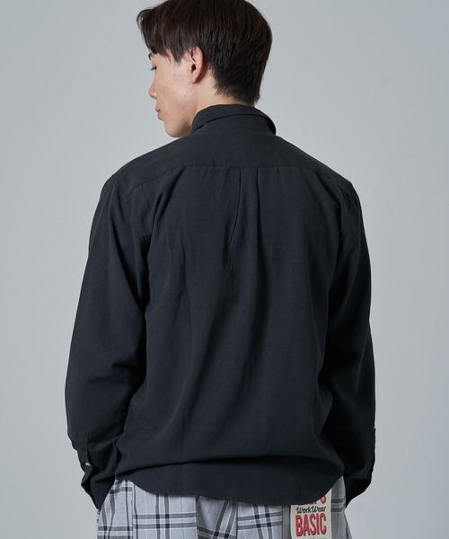CORISCO（コリスコ）の「オックスレギュラーシャツ(M1)（シャツ/ブラウス・メンズ・ホワイト/ブラック/ネイビー/サックスブルー・MEDIUM/LARGE/X-LARGE）」の13枚目の写真