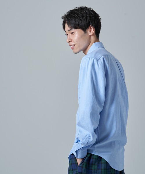 CORISCO（コリスコ）の「オックスレギュラーシャツ(M1)（シャツ/ブラウス・メンズ・ホワイト/ブラック/ネイビー/サックスブルー・MEDIUM/LARGE/X-LARGE）」の18枚目の写真