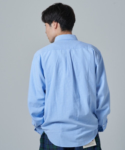 CORISCO（コリスコ）の「オックスレギュラーシャツ(M1)（シャツ/ブラウス・メンズ・ホワイト/ブラック/ネイビー/サックスブルー・MEDIUM/LARGE/X-LARGE）」の19枚目の写真