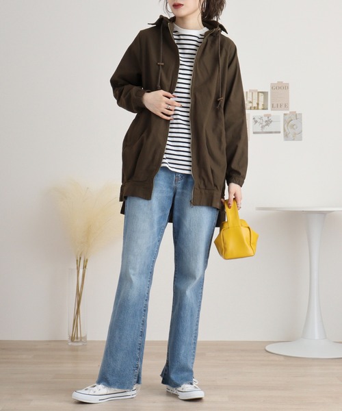 atONE 裾タックフードジャケット（マウンテンパーカー）｜atONE