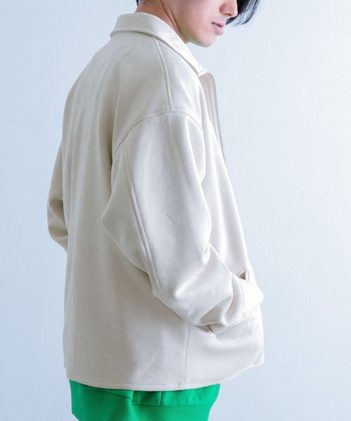 ITEMS URBANRESEARCH（アイテムズ アーバンリサーチ）の「フェイクスエード ZIP UP ジャケット（その他アウター・メンズ・ブルー/グリーン/ベージュ・MEDIUM/LARGE）」の7枚目の写真