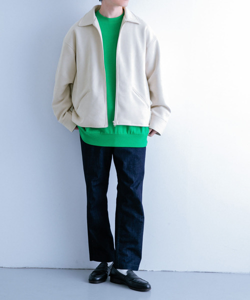ITEMS URBANRESEARCH（アイテムズ アーバンリサーチ）の「フェイクスエード ZIP UP ジャケット（その他アウター・メンズ・ブルー/グリーン/ベージュ・MEDIUM/LARGE）」の9枚目の写真