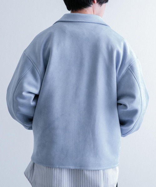 ITEMS URBANRESEARCH（アイテムズ アーバンリサーチ）の「フェイクスエード ZIP UP ジャケット（その他アウター・メンズ・ブルー/グリーン/ベージュ・MEDIUM/LARGE）」の15枚目の写真