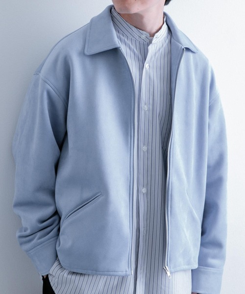 ITEMS URBANRESEARCH（アイテムズ アーバンリサーチ）の「フェイクスエード ZIP UP ジャケット（その他アウター・メンズ・ブルー/グリーン/ベージュ・MEDIUM/LARGE）」の16枚目の写真