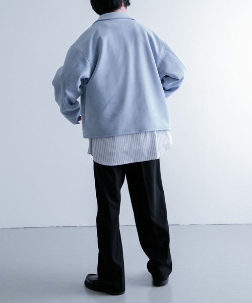 ITEMS URBANRESEARCH（アイテムズ アーバンリサーチ）の「フェイクスエード ZIP UP ジャケット（その他アウター・メンズ・ブルー/グリーン/ベージュ・MEDIUM/LARGE）」の18枚目の写真