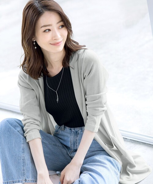 ブラックカーディガン　フード付き　美品 mizuiro ind フード付きカーディガン｜ MARcourt ONLINE STORE