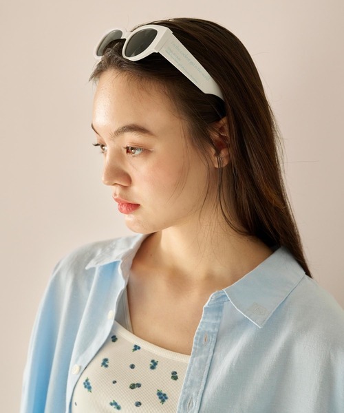 TINA：JOJUN（ティーナジョジュン）の「サマー サングラス TINA：JOJUN（サングラス・レディース・ホワイト/ブラック・F）」の10枚目の写真