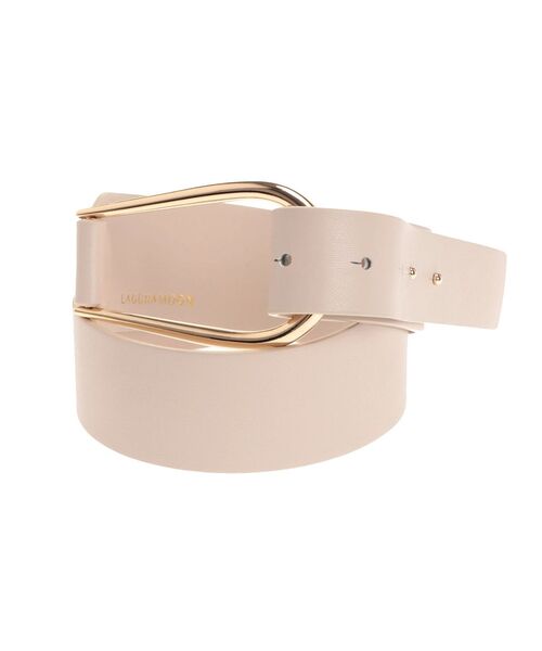 LAGUNAMOON（ラグナムーン）の「カーブバックルベルト（ベルト・レディース・ブラック/ブラウン/アイボリー・FREE）」の2枚目の写真