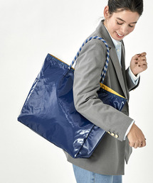 LeSportsac（レスポートサック）の「SHINE LG 2WAY TOTE ネイビー/フリージア（トートバッグ・キッズ）」