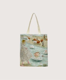 LA POMME petit（ラポミ・プチ）の「LA POMME petit (ラポミ・プチ)オリジナル手描きペイントデザイントートバッグ /Original Painting Tote bag（トートバッグ）」