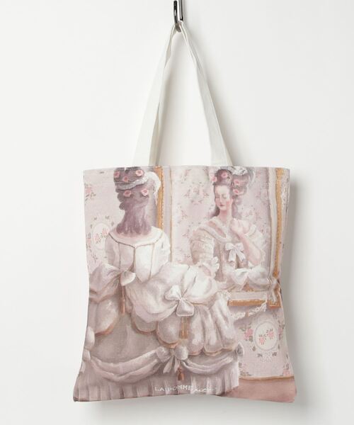 LA POMME petit(ラポミ・プチ)の「LA POMME petit (ラポミ・プチ)オリジナル手描きペイントデザイントートバッグ /Original Painting Tote bag(トートバッグ・レディース・ピンク/ブルー・FREE)」の17枚目の写真