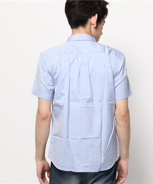 OUTLET（アウトレット）の「【Ciaopanic】ピンOXポケツキシャツSS（シャツ/ブラウス・メンズ・ブルー/ホワイト・MEDIUM/LARGE）」の4枚目の写真