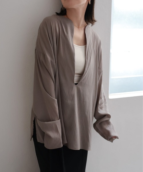 ⑤専用出品 Corduroy Zip-up Shirt | STUDIO SEVEN (スタジオ セブン)