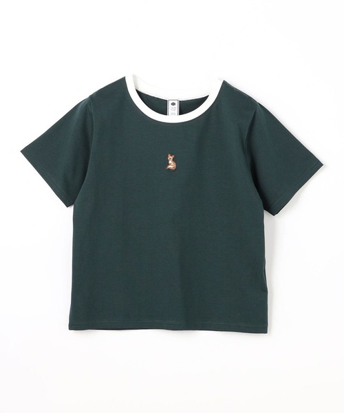 注目ブランド■TATRAS■大人気 リンガーTシャツ 国内発 すぐ届く セール】コード刺繍リンガーTシャツ（Tシャツ/カットソー