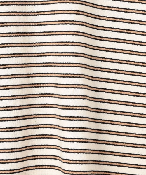 179/WG（イチナナキュウダブルジー）の「キツネ刺繍リンガーTシャツ（Tシャツ/カットソー・レディース・グリーン/オフホワイト/チャコールグレー/ナチュラル/ブルー・FREE）」の16枚目の写真