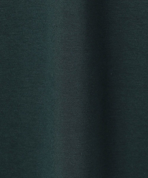 179/WG（イチナナキュウダブルジー）の「キツネ刺繍リンガーTシャツ（Tシャツ/カットソー・レディース・グリーン/オフホワイト/チャコールグレー/ナチュラル/ブルー・FREE）」の19枚目の写真