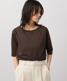 A part by | シアータイトTシャツ_5分袖(Tシャツ/カットソー)