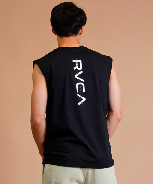 RVCA(ルーカ)の「【ムラサキスポーツ別注】RVCA/ルーカ ユーティリティ/水陸両用 ブランドロゴ ラッシュガード/バックプリントタンクトップ BD041-P35(ラッシュガード・メンズ・ホワイト/ブラック・S/M/L)」の13枚目の写真