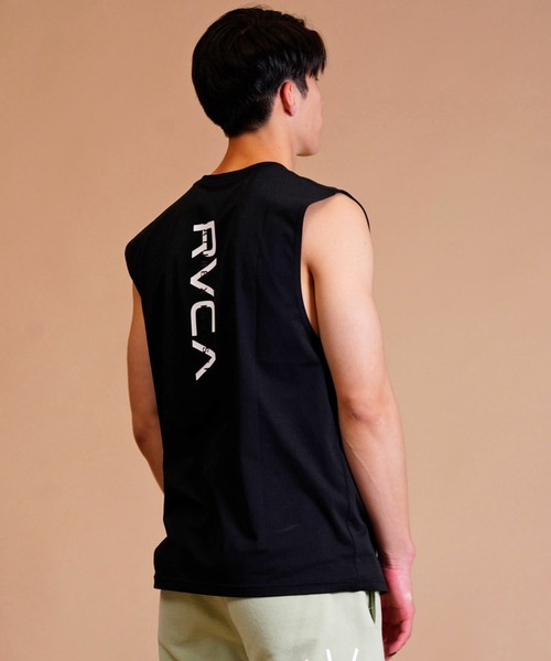 RVCA(ルーカ)の「【ムラサキスポーツ別注】RVCA/ルーカ ユーティリティ/水陸両用 ブランドロゴ ラッシュガード/バックプリントタンクトップ BD041-P35(ラッシュガード・メンズ・ホワイト/ブラック・S/M/L)」の14枚目の写真