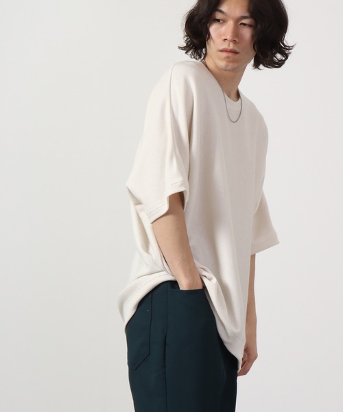 FUNALIVE(ファンアライブ)の「ミラノリブニットソードルマンTEE(Tシャツ/カットソー・メンズ・ダークブルー/グレー系その他/グリーン/チャコール/ブラック/ワイン/ホワイト・L/M)」の13枚目の写真