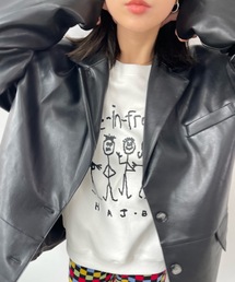 SANSeLF（サンセルフ）の「フェイクレザージャケット【SANSeLF