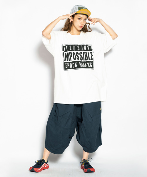 ALDIES(アールディーズ)の「ILLUSION Big T / イリュージョンビッグT(Tシャツ/カットソー・メンズ・イエロー/ホワイト/オレンジ/ブラック・FREE)」の3枚目の写真