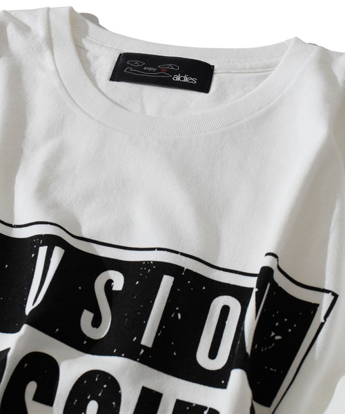 ALDIES(アールディーズ)の「ILLUSION Big T / イリュージョンビッグT(Tシャツ/カットソー・メンズ・イエロー/ホワイト/オレンジ/ブラック・FREE)」の19枚目の写真