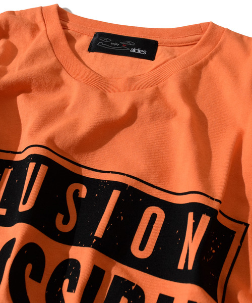 ALDIES(アールディーズ)の「ILLUSION Big T / イリュージョンビッグT(Tシャツ/カットソー・メンズ・イエロー/ホワイト/オレンジ/ブラック・FREE)」の7枚目の写真
