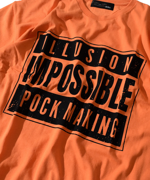 ALDIES(アールディーズ)の「ILLUSION Big T / イリュージョンビッグT(Tシャツ/カットソー・メンズ・イエロー/ホワイト/オレンジ/ブラック・FREE)」の6枚目の写真