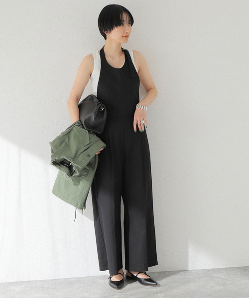 25　フレームワーク　エンシュクウェザーホルダーサロペット フレームワーク エンシュクウェザーホルダーサロペット