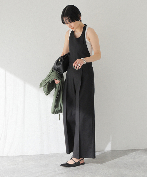 JOINT WORKS（ジョイントワークス）の「【COMMRE/コムル】ホルターネックサロペット（サロペット/オーバーオール・レディース・ブラウン/ブラック・FREE）」の20枚目の写真