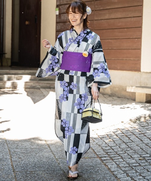 Honeys（ハニーズ）の「浴衣３輪コサージュヘアクリップ（バレッタ/ヘアクリップ・レディース・ピンク/イエロー/パープル・FREE）」の18枚目の写真