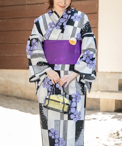 Honeys（ハニーズ）の「浴衣３輪コサージュヘアクリップ（バレッタ/ヘアクリップ・レディース・ピンク/イエロー/パープル・FREE）」の19枚目の写真