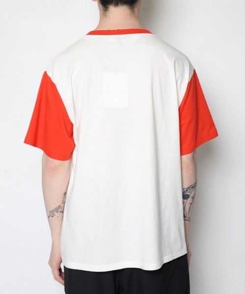 乱痴気（ランチキ）の「SS ANDER 2TONE TEE（Tシャツ/カットソー