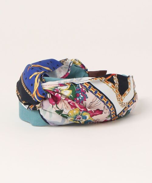 Three Four Time(スリーフォータイム)の「スカーフカチューシャ(カチューシャ・レディース・レッド/イエロー/ブルー・FREE)」の4枚目の写真