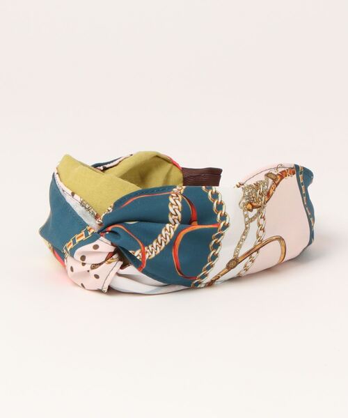 Three Four Time(スリーフォータイム)の「スカーフカチューシャ(カチューシャ・レディース・レッド/イエロー/ブルー・FREE)」の6枚目の写真