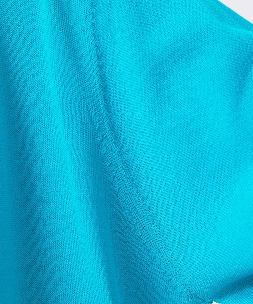 abahouse mavie（アバハウスマヴィ）の「ウォッシャブルサマーカーディガン（カーディガン/ボレロ・レディース・ブラック/ホワイト/ブルー・フリー）」の6枚目の写真