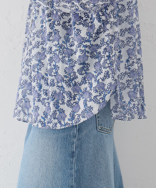 イザベルマランエトワール フローラル プリント ブラウス MARANT ETOILE（マランエトワール）の「【ISABEL MARANT ETOILE