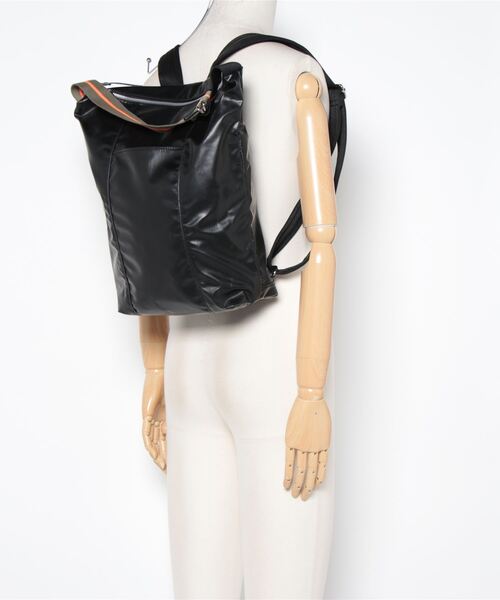 Jack Gomme(ジャックゴム)の「【JACK GOMME/ジャックゴム】2WAY ナイロン バックパック トートバッグ リュック(バックパック/リュック・レディース・ブルー/ブラック/アーミー/ホワイト・FREE)」の6枚目の写真