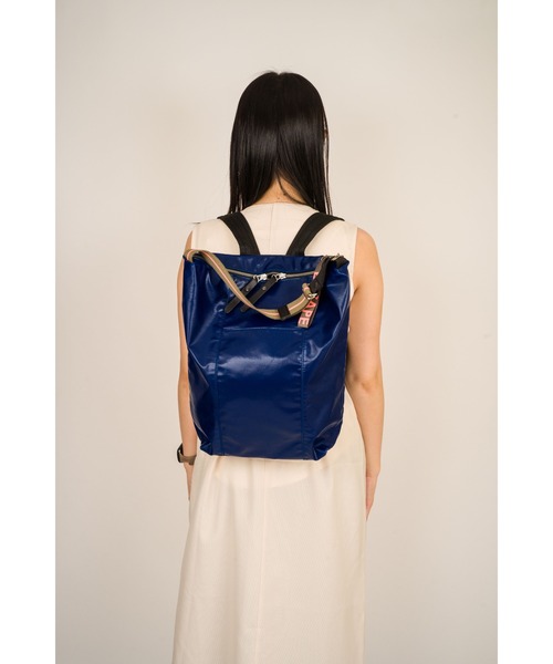 Jack Gomme(ジャックゴム)の「【JACK GOMME/ジャックゴム】2WAY ナイロン バックパック トートバッグ リュック(バックパック/リュック・レディース・ブルー/ブラック/アーミー/ホワイト・FREE)」の17枚目の写真