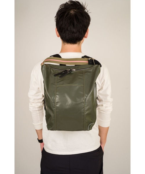 Jack Gomme(ジャックゴム)の「【JACK GOMME/ジャックゴム】2WAY ナイロン バックパック トートバッグ リュック(バックパック/リュック・レディース・ブルー/ブラック/アーミー/ホワイト・FREE)」の13枚目の写真