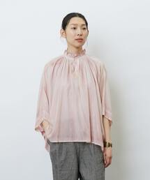LOISIR | 2WAY：インドコットンピグメントダイブラウス(シャツ/ブラウス)