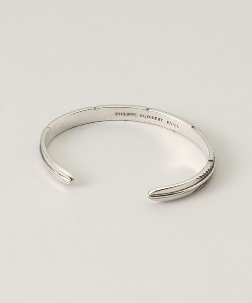 SLOBE IENA(スローブイエナ)の「【PHILIPPE AUDIBERT】細フェザーバングル(バングル/リストバンド・レディース・シルバー・FREE)」の2枚目の写真