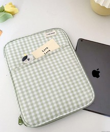 TONE SELECT GOODS（トーンセレクトグッズ）の「Liaa/ギンガムチェック PC タブレットケース  11インチ/13インチ A18065（PC・タブレットケース）」